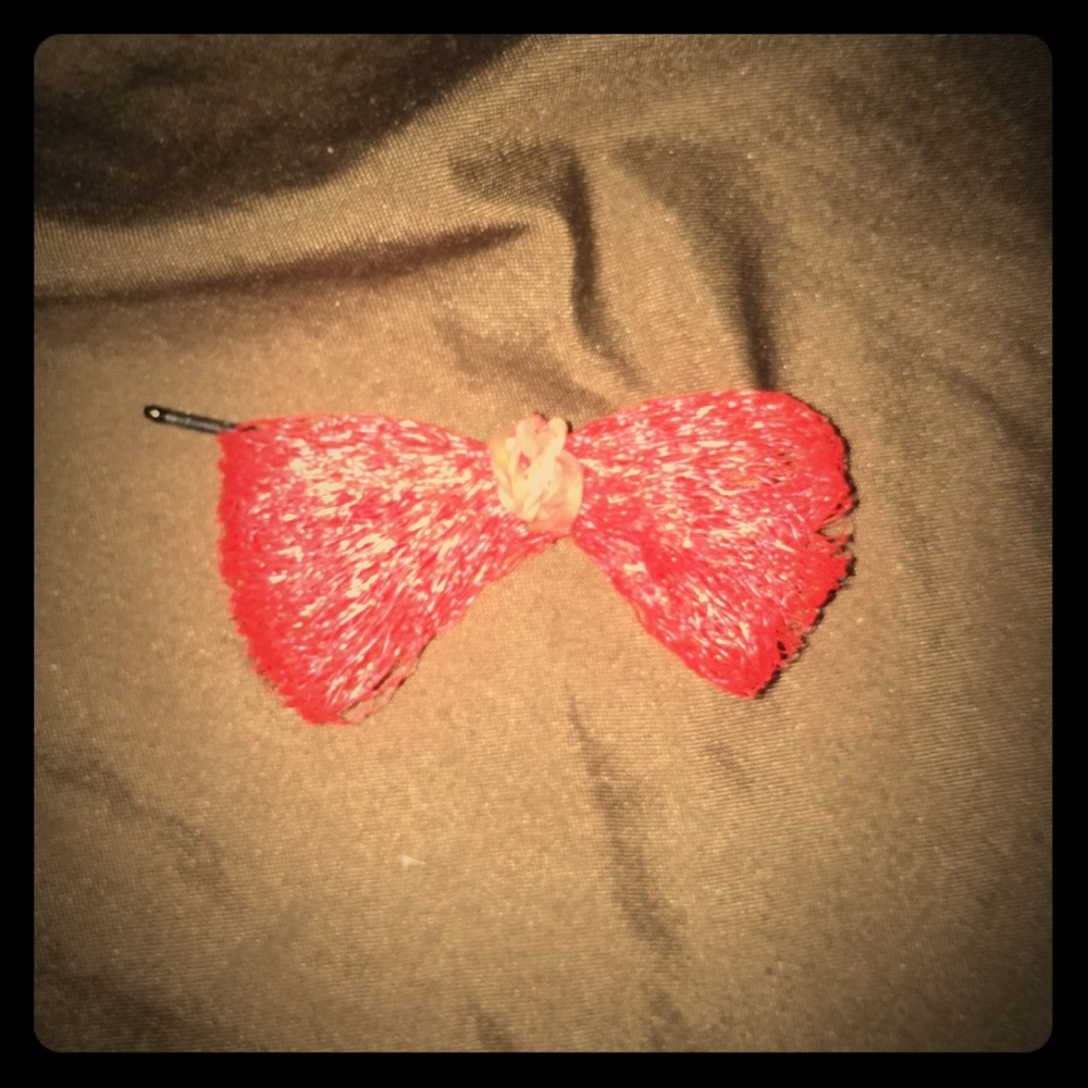 Punk rock plastic: recycle/upcycled bow